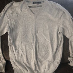 Nautica Mens Grey Sweater Luxury Size Large